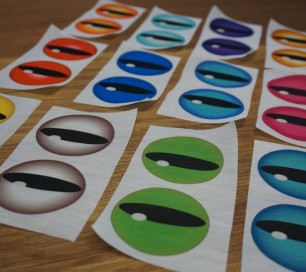 Sublimated Eyes - Narrow (2.3in)