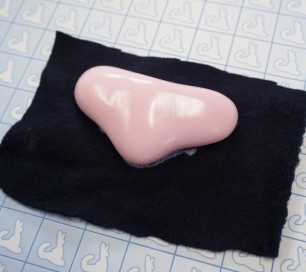 Nose - Feline Large - Pre-made (Light Pink)