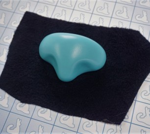 Nose - Toony Small 2 - Pre-made (Turquoise)