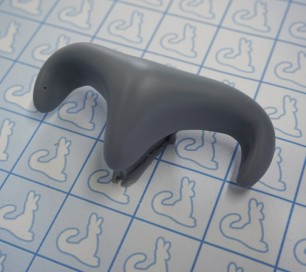Nose - Feline - Pre-made (Grey)