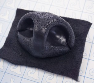 Nose - Ursine (Silicone) - Pre-made (Black)