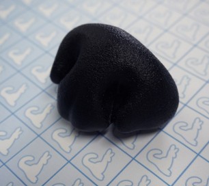 Nose - Realistic Canine - Pre-made (Black)